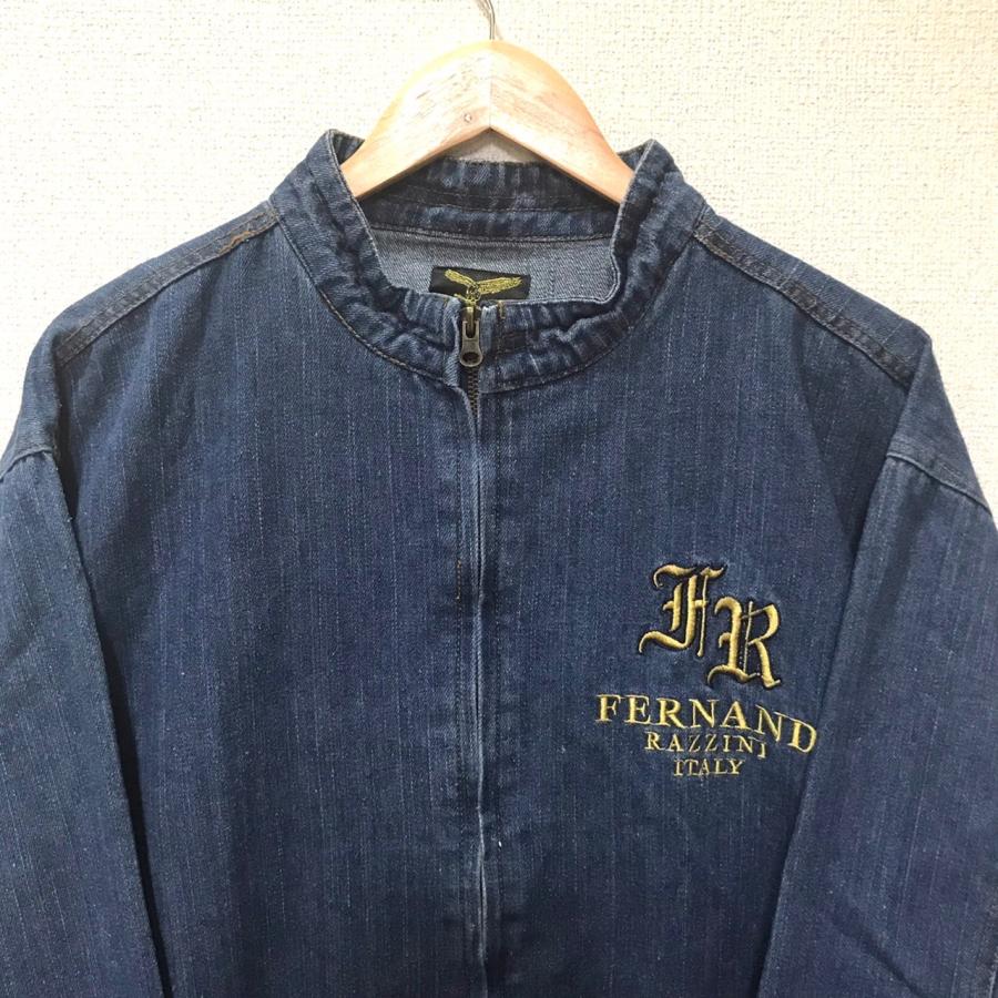 w^)b FERNAND RAZZINI デニムジャケット 80s 90s ヴィンテージ ジップ 