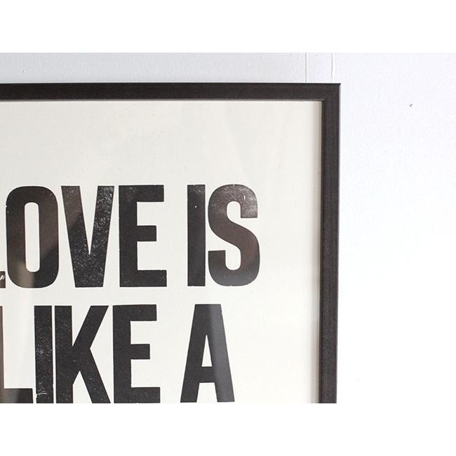 A TWO PIPE PROBLEM LETTERPRESS LOVE IS Lサイズ 再入荷 : O.L.D