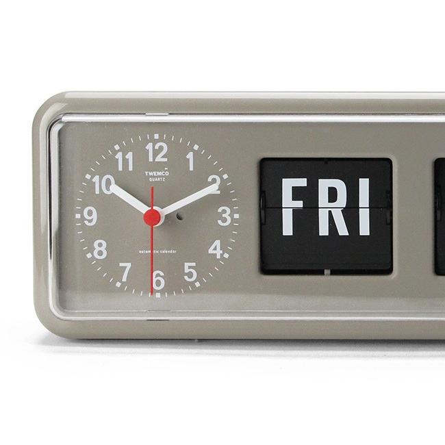 Twemco Calendar Clock #BQ-38 “Gray” トゥエンコカレンダークロック｜old｜02