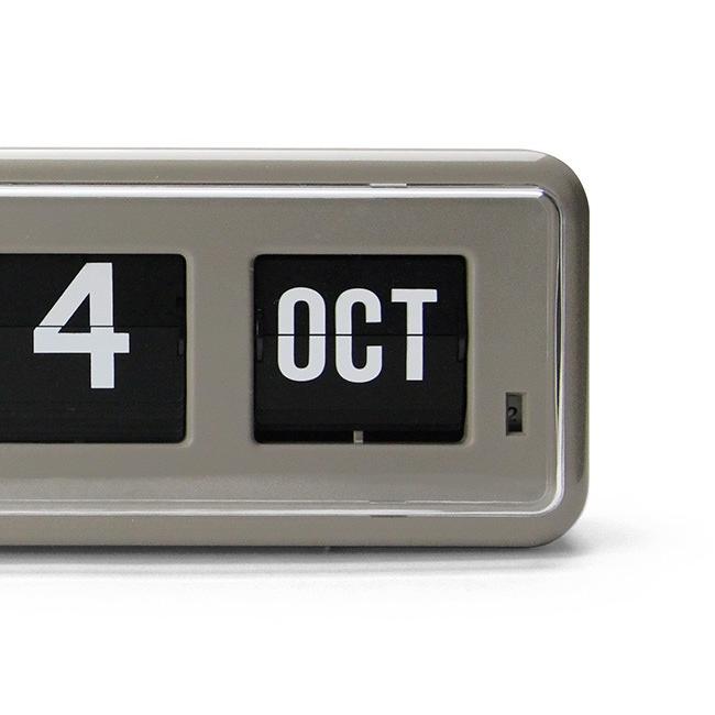 Twemco Calendar Clock #BQ-38 “Gray” トゥエンコカレンダークロック｜old｜03
