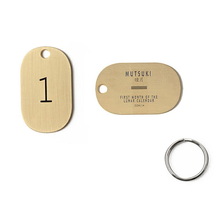 Lunar Calendar Plate Key Tag “Brass×Black”ルナーカレンダープレートキータグ "ブラス×ブラック" |  | 01