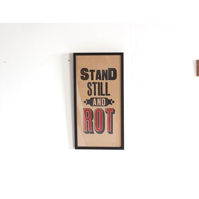 A TWO PIPE PROBLEM LETTERPRESS 　/STAND STILL AND ROT Mサイズ | 