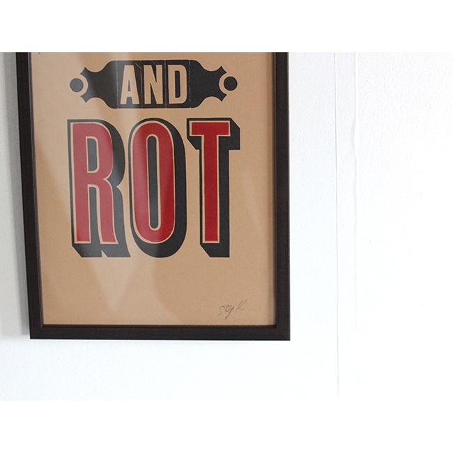 A TWO PIPE PROBLEM LETTERPRESS 　/STAND STILL AND ROT Mサイズ |  | 03