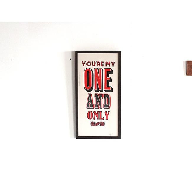 A TWO PIPE PROBLEM LETTERPRESS  /ONE AND ONLY POSTER Mサイズ 再入荷｜old