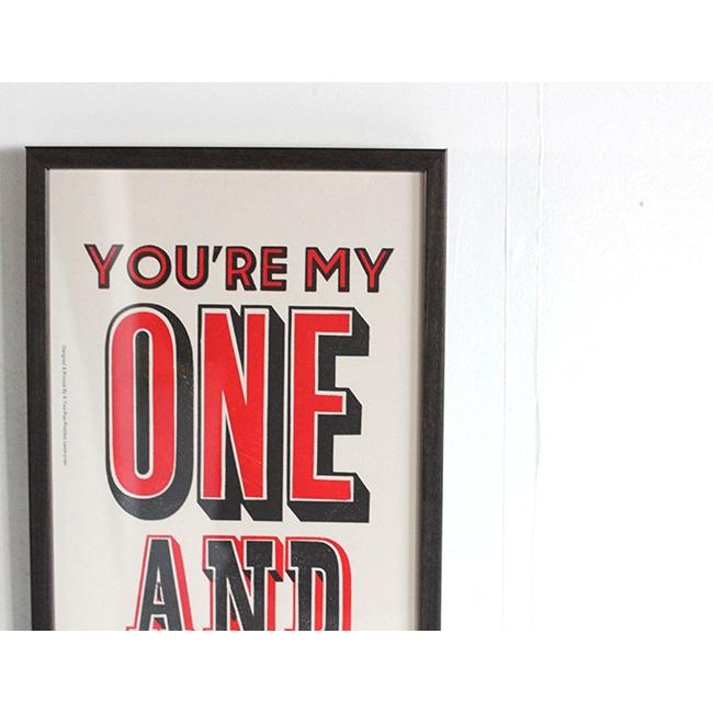 A TWO PIPE PROBLEM LETTERPRESS  /ONE AND ONLY POSTER Mサイズ 再入荷｜old｜02