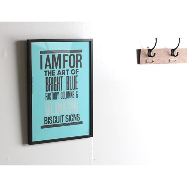 A TWO PIPE PROBLEM LETTERPRESS 　/I AM FOR THE ART OF BLIGHT BLUE Lサイズ | THE SUPERIOR LABOR