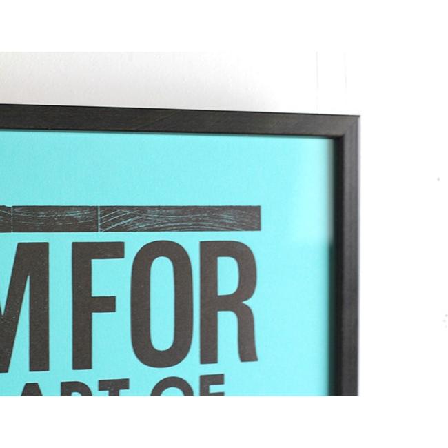 A TWO PIPE PROBLEM LETTERPRESS 　/I AM FOR THE ART OF BLIGHT BLUE Lサイズ | THE SUPERIOR LABOR | 02