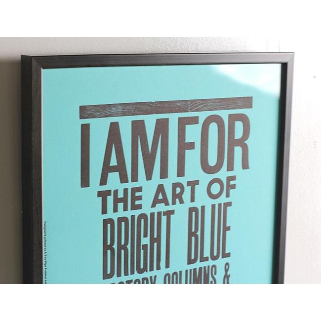 A TWO PIPE PROBLEM LETTERPRESS 　/I AM FOR THE ART OF BLIGHT BLUE Lサイズ | THE SUPERIOR LABOR | 03