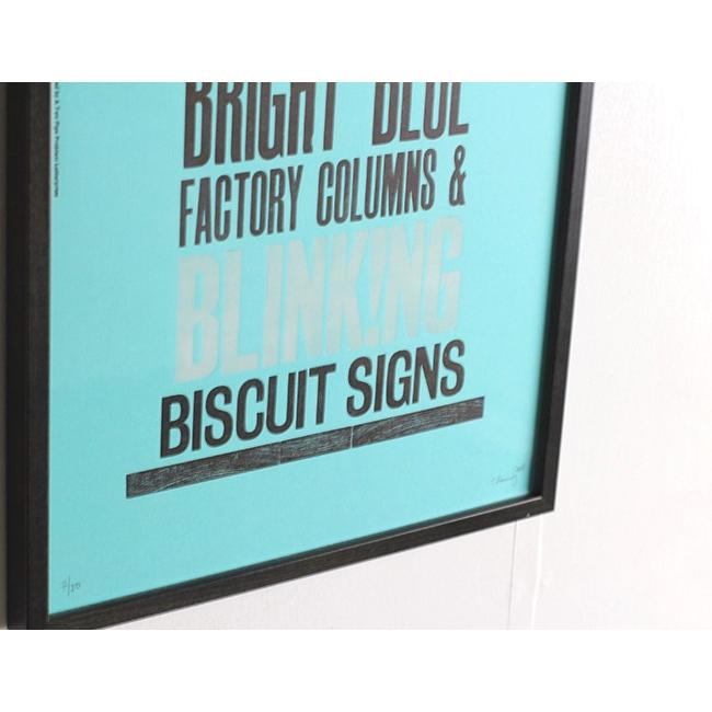 A TWO PIPE PROBLEM LETTERPRESS 　/I AM FOR THE ART OF BLIGHT BLUE Lサイズ | THE SUPERIOR LABOR | 04