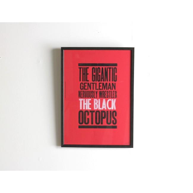 A TWO PIPE PROBLEM LETTERPRESS 　/THE GIGANTIC GENTLEMAN Lサイズ | THE SUPERIOR LABOR | 01
