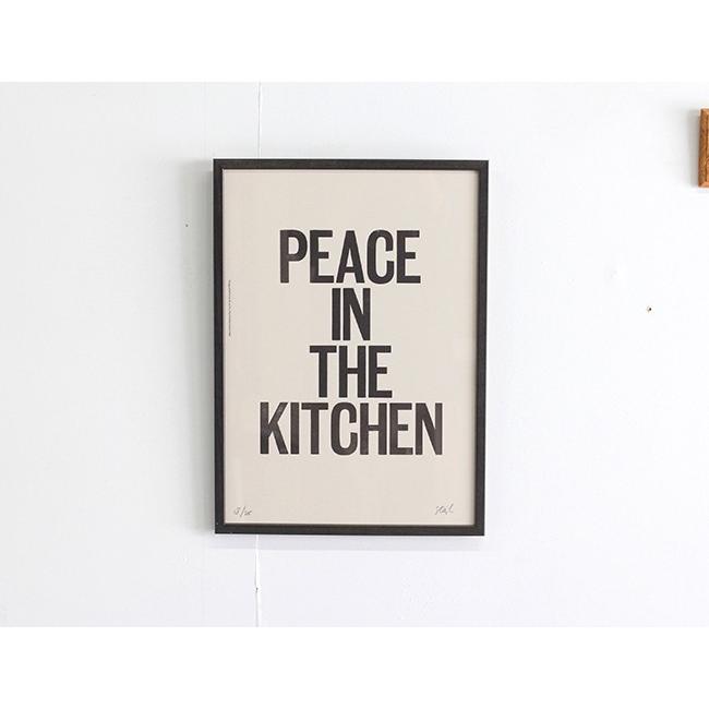 A TWO PIPE PROBLEM LETTERPRESS  PEACE IN THE KITCHEN Lサイズ 再入荷 | 