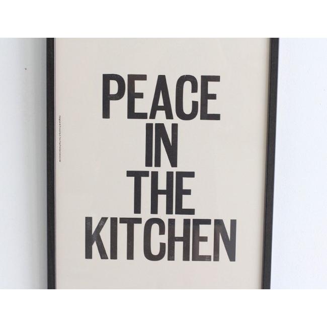 A TWO PIPE PROBLEM LETTERPRESS  PEACE IN THE KITCHEN Lサイズ 再入荷 |  | 03
