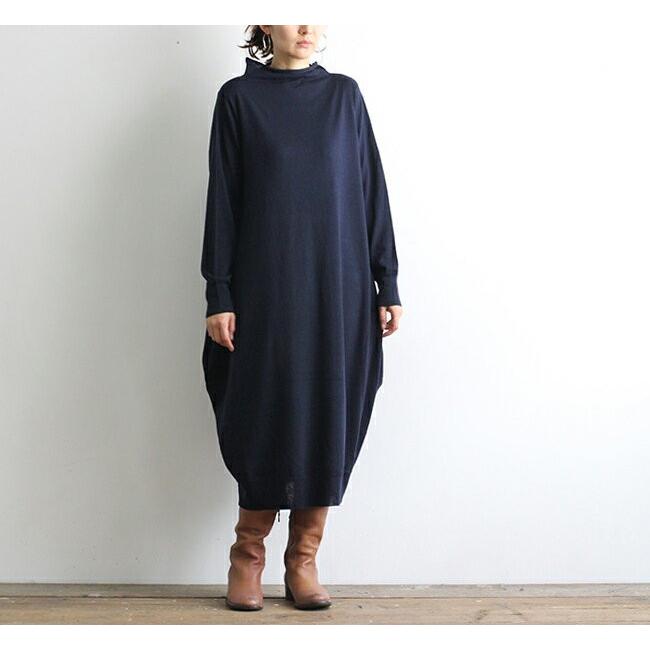 Mizuiro Ind ミズイロインド ボートネックコクーンワンピース 4 O L D 通販 Yahoo ショッピング
