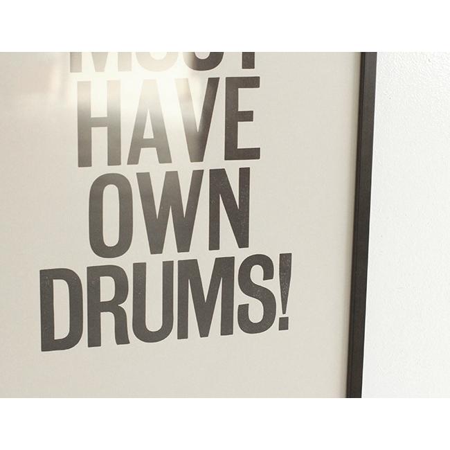 A TWO PIPE PROBLEM LETTERPRESS 　MUST HAVE OWN DRUMS Lサイズ |  | 03