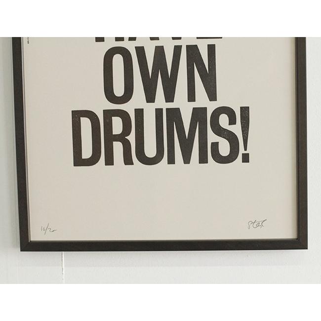 A TWO PIPE PROBLEM LETTERPRESS 　MUST HAVE OWN DRUMS Lサイズ |  | 04