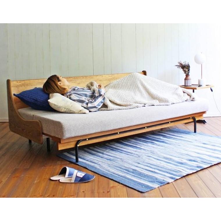 journal standard Furniture ジャーナルスタンダードファニチャー HABITAT SOFA BED ハビタソファベッド　ベージュ｜old