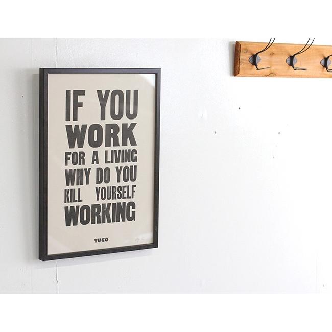 A TWO PIPE PROBLEM LETTERPRESS IF YOU WORK Lサイズ : O.L.D - 通販