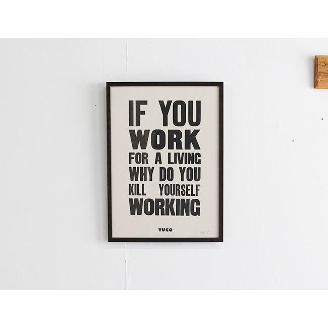 A TWO PIPE PROBLEM LETTERPRESS IF YOU WORK Lサイズ |  | 01