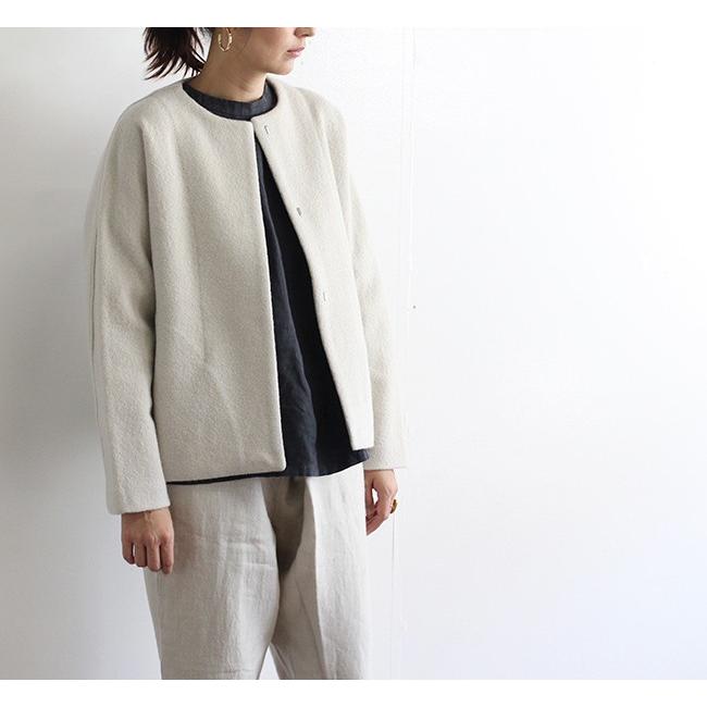 Evam Eva エヴァムエヴァ プレスウールショートコート Press Wool Short Coat E193k043 O L D 通販 Yahoo ショッピング
