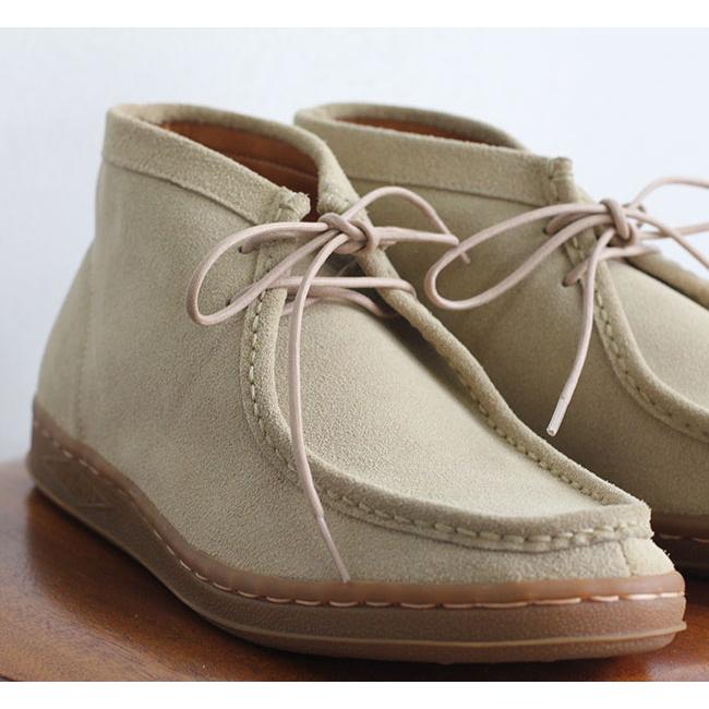 SALE30%OFF // MANEBU マネブ BOO MID SUEDE BEIGE ワラビーブーツ