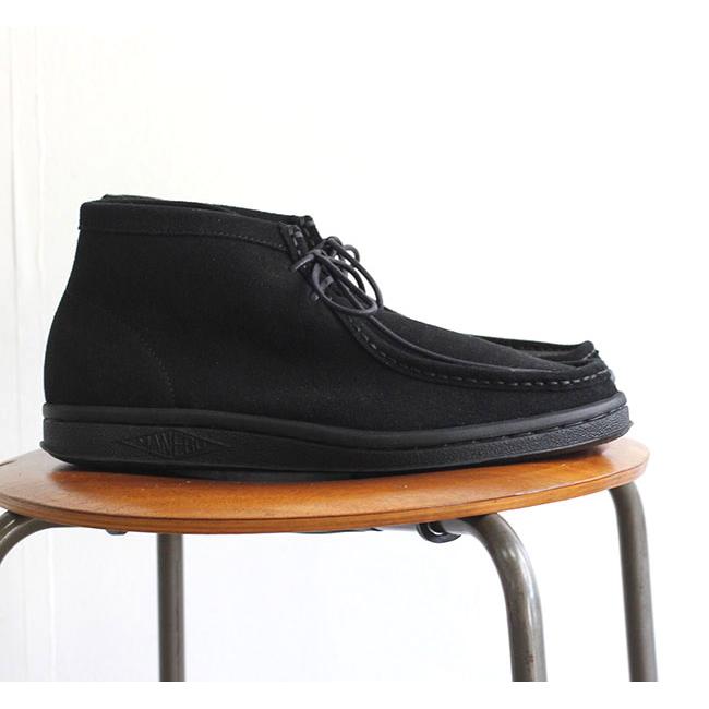 MANEBU / BOO マネブ　ブーミッド チャッカブーツ MANEBU マネブ BOO MID SUEDE BLACK ワラビーブーツ ブラック MNB-032