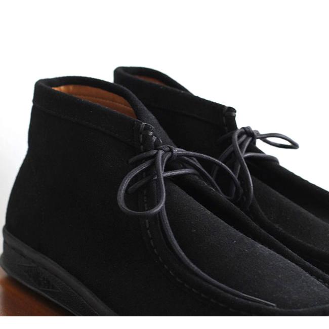 MANEBU マネブ BOO MID SUEDE BLACK ワラビーブーツ ブラック MNB-032