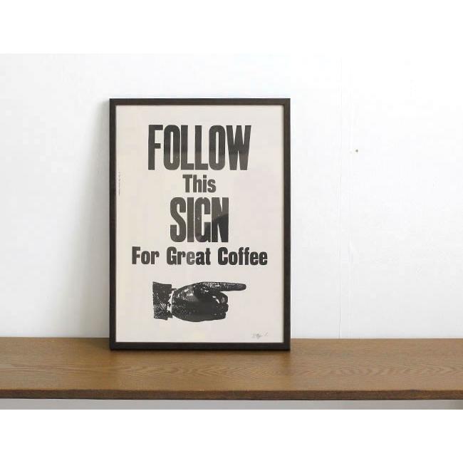 コレクション A TWO PIPE PROBLEM LETTERPRESS A TWO PIPE PROBLEM LETTERPRESS FOLLOW THIS SIGN Lサイズ