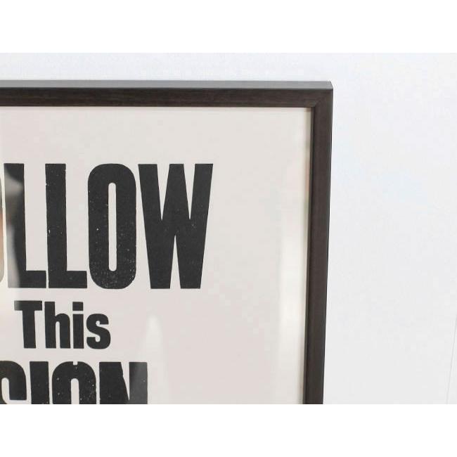 A TWO PIPE PROBLEM LETTERPRESS FOLLOW THIS SIGN Lサイズ
