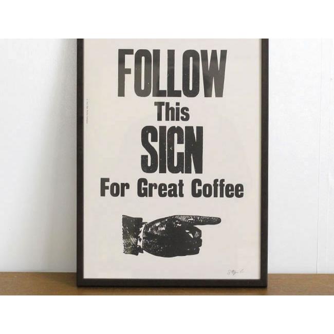 A TWO PIPE PROBLEM LETTERPRESS FOLLOW THIS SIGN Lサイズ : O.L.D