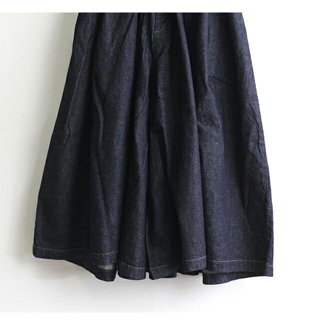 HARVESTY ハーベスティ DENIM CARMEN CULOTTES デニムカルメンキュロット A21803｜old｜04