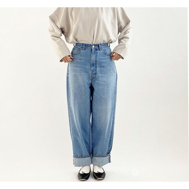 HARVESTY ハーベスティ CLASSICAL DENIM PANTS LOOSE TAPERED LIGHT 