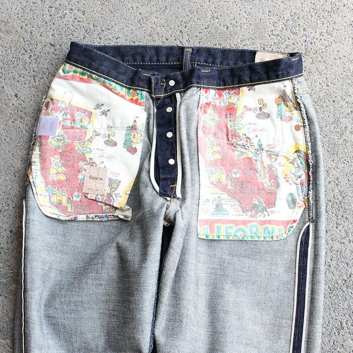 Sanca サンカ テーパードデニム 15.5OZ DENIM TAPERED 5P PT01 : O.L.D