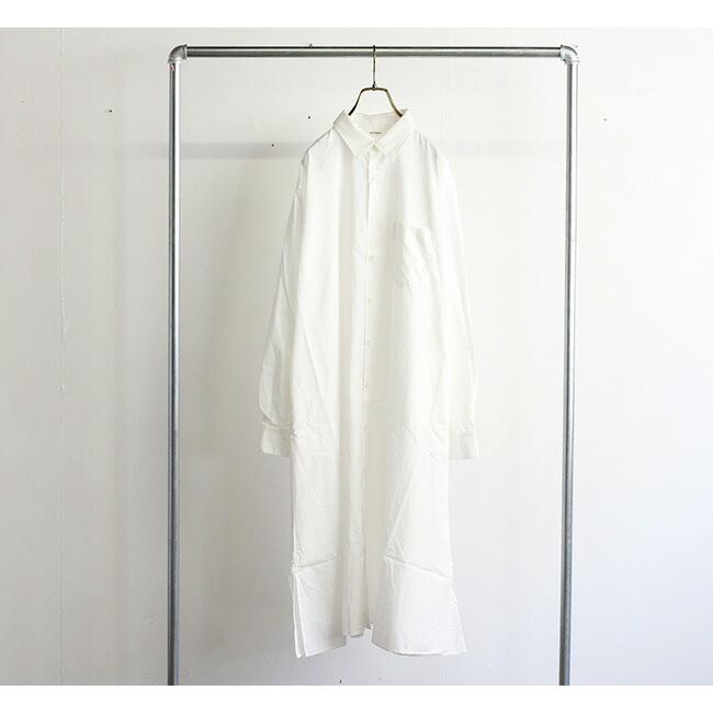 美品✨ハーベスティ HARVESTY コーマブロードシャツローブワンピース 綿 HARVESTY シャツワンピース HARVESTY/ハーヴェスティー COMB