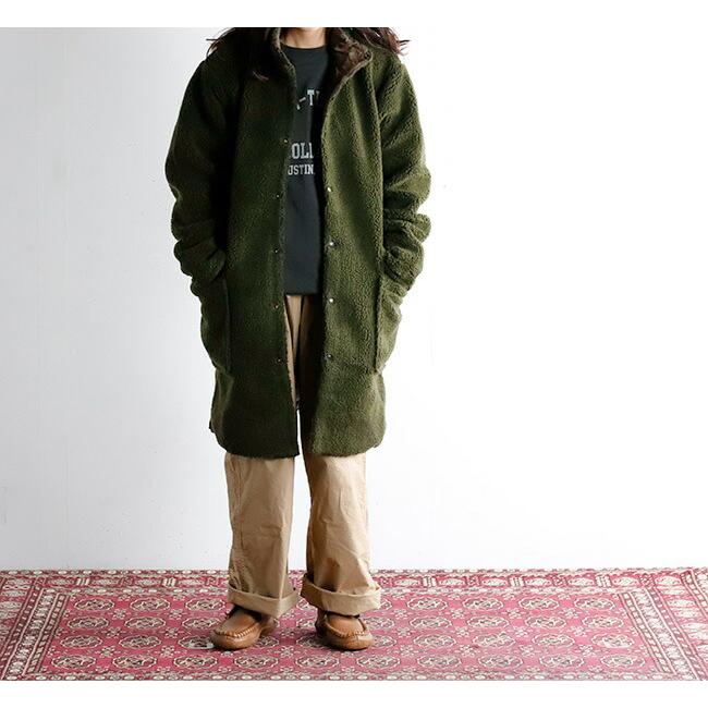 ARMEN アーメン フリースハイネックコート NAM2164Y FLEECE / NYLON HIGH NECK COAT｜old｜02