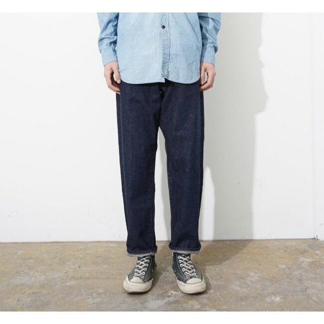 ordinary fits オーディナリーフィッツ ルーズアンクルデニム ワンウォッシュ LOOSE ANKLE DENIM one wash OF-P108OW