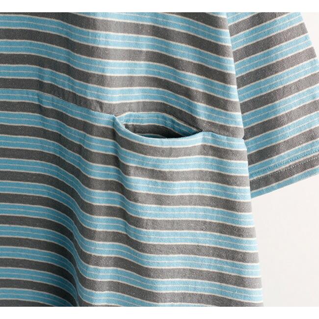 EEL Products イール プロダクツ ユルリTee 1/2 ボーダー E