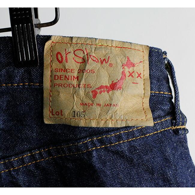 orslow オアスロウ 5ポケットストレートデニム 105 STANDARD SELVEDGE DENIM ONE WASH 01-1050-81 |  | 09
