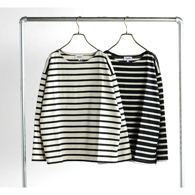 ARMEN アーメン NLA1951 バスクシャツ REGULAR STRIPE L/SL DROP SHOULDER BASQUE SHIRT｜old｜06