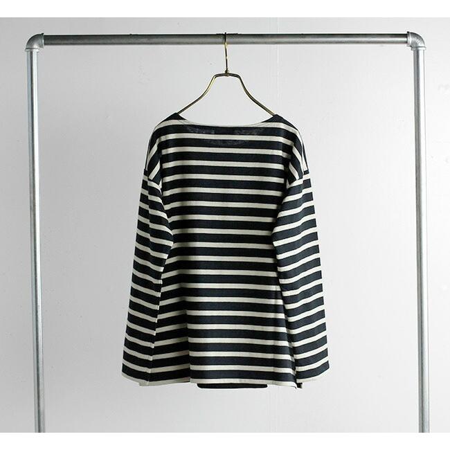 ARMEN アーメン NLA1951 バスクシャツ REGULAR STRIPE L/SL DROP SHOULDER BASQUE SHIRT｜old｜09