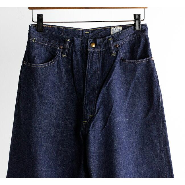 オアスロウ orslow W36 lot. 101 デニムパンツ 美品 orSlow オアスロウ 101 DAD'S FIT PANTS ワイド デニムパンツ 95