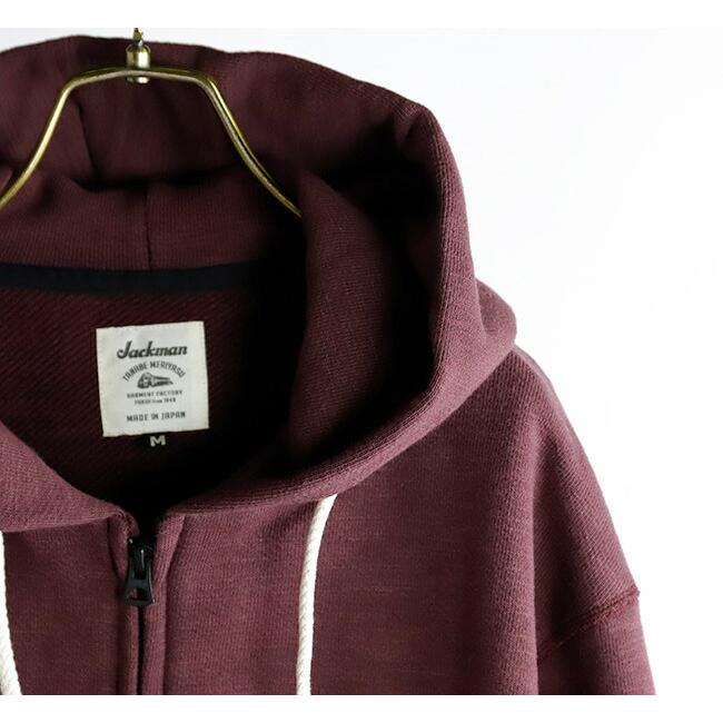 Jackman ジャックマン JM7293 GG Sweat Parka GGスウェットパーカ