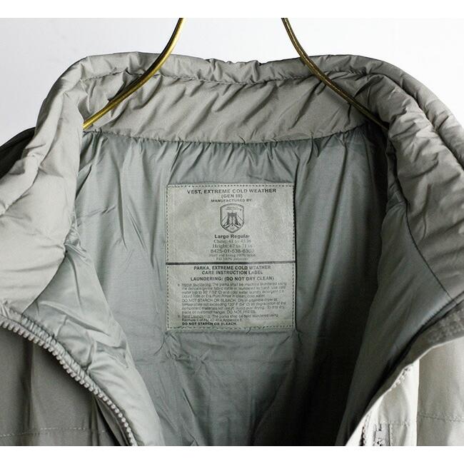 MILITARY U.S B.A.F社 LEVEL7 E.C.W.C.S PRIMALOFT VEST US MILITARY U.S B.A.F社 LEVEL7 E.C.W.C.S PRIMALOFT VEST US