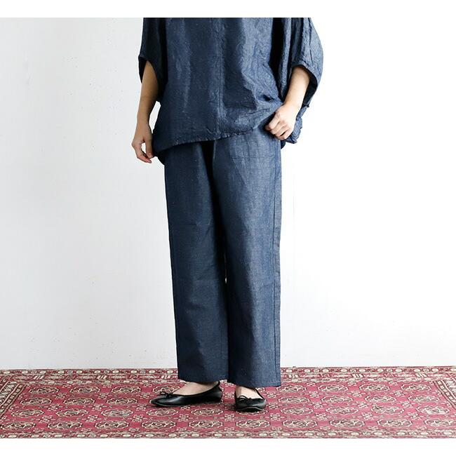 今季も再入荷 試着のみ mizuiro ind ポケット付きデニムイージーパンツ ...