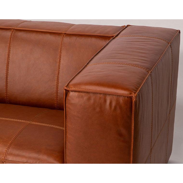 ★レア物 新品未開封 journal standard Furniture ジャーナルスタンダードファニチャー 家具 Elverson Sofa エルバーソン レザー ソファ 【3601801269】(129360円)