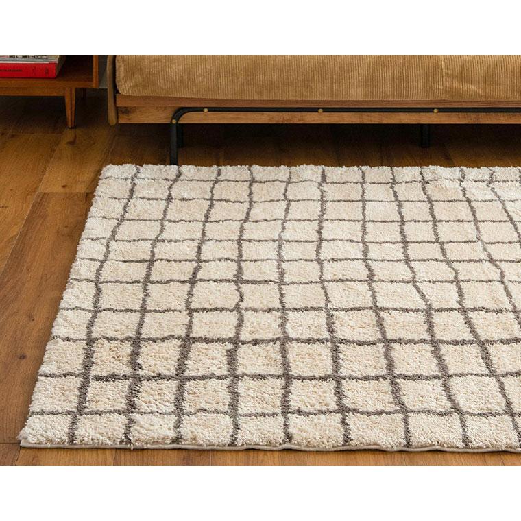 ジャーナルスタンダードファニチャー GRID RUG JOURNAL STANDARD FURNITURE GRID RUG 120×160 / ジャーナル