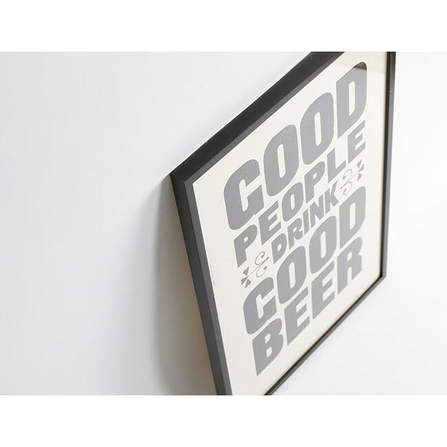 額縁 A TWO PIPE PROBLEM LETTERPRESS A TWO PIPE PROBLEM LETTERPRESS GOOD PEOPLE GOOD BEER 3Mサイズ