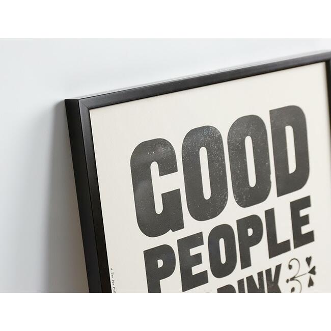 A TWO PIPE PROBLEM LETTERPRESS GOOD PEOPLE BEER 3Mサイズ