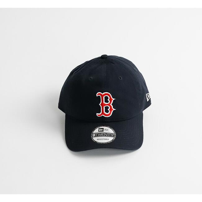 NEW ERA ニューエラ 9TWENTY クロスストラップ ウォッシュドコットン ボストン・レッドソックス ネイビー × ラディアントレッド 14525140 | 