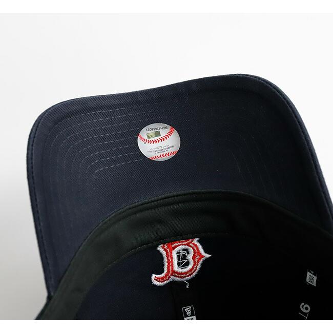 NEW ERA ニューエラ 9TWENTY クロスストラップ ウォッシュドコットン ボストン・レッドソックス ネイビー × ラディアントレッド 14525140 |  | 05