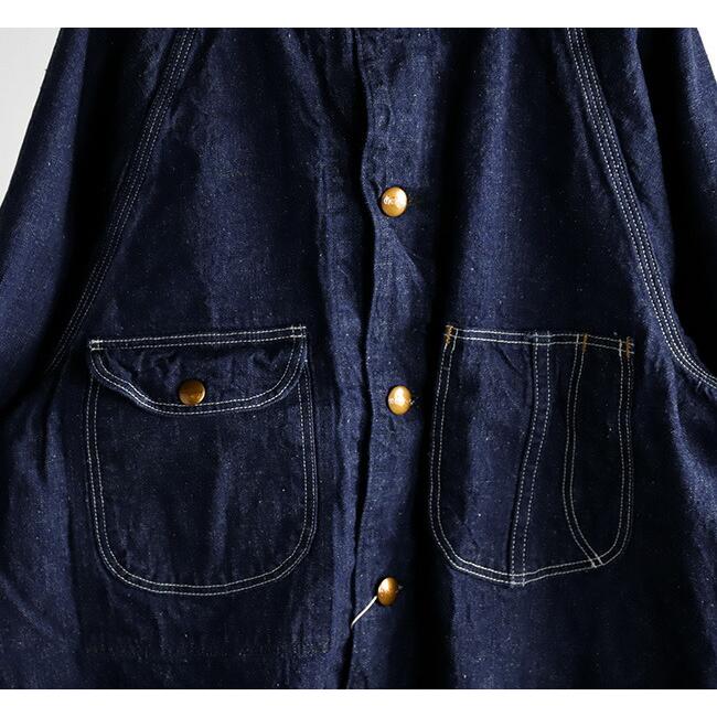 orslow オアスロウ 50's DENIM COVER ALL 50's デニムカバーオール 03-6140-81｜old｜11